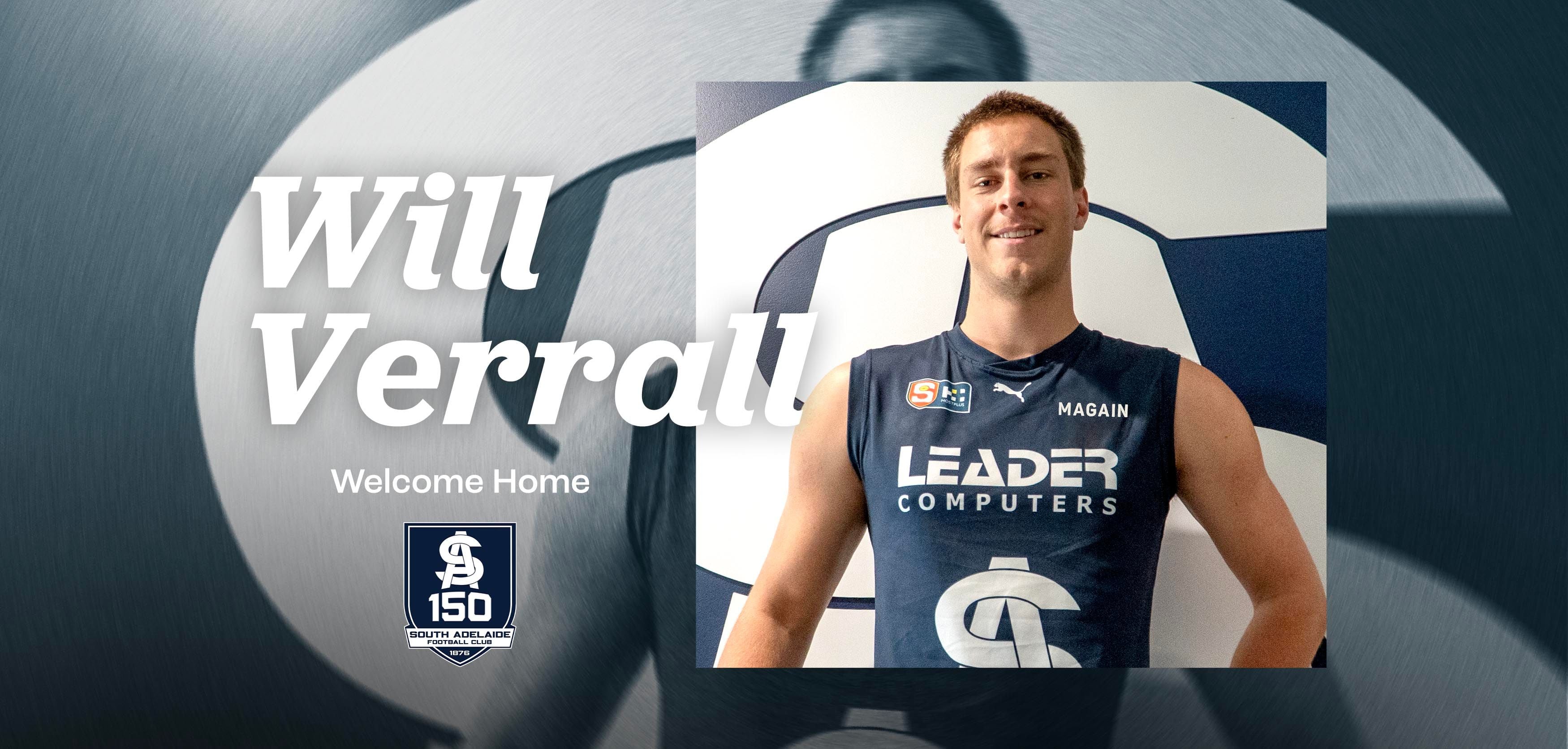 Welcome Home Will Verrall Welcome Home Will Verrall